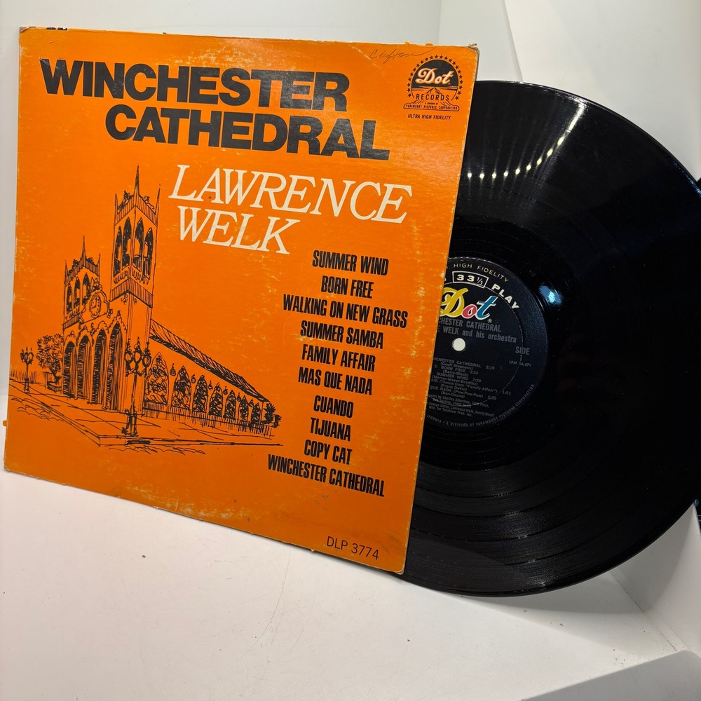 Lawrence Welk Winchester Cathedral Dot‎ Records Mono LP DLP 3774 Vinyl Record